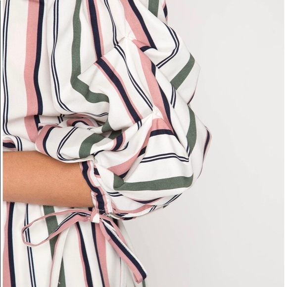 Striped Romper - Picture 4 of 5